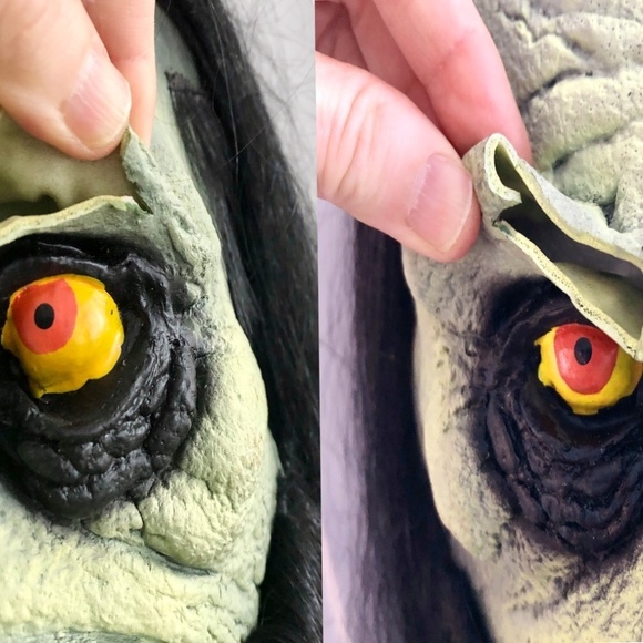 Halloween Mask, Vintage 2003, The Paper Magic Group, Creepy Mask, Beard, Zombie - Picture 16 of 16